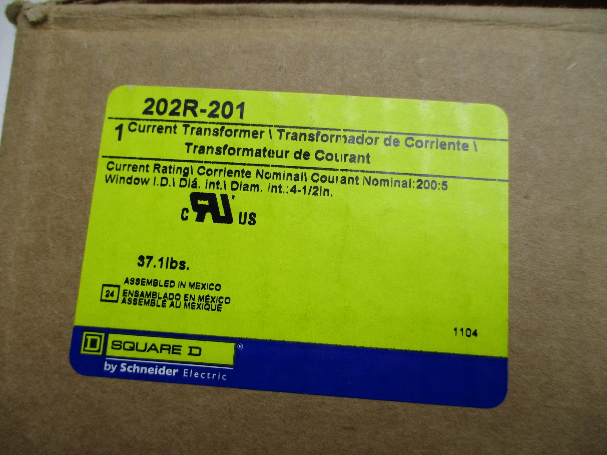SQUARE D 202R-201 NSMP
