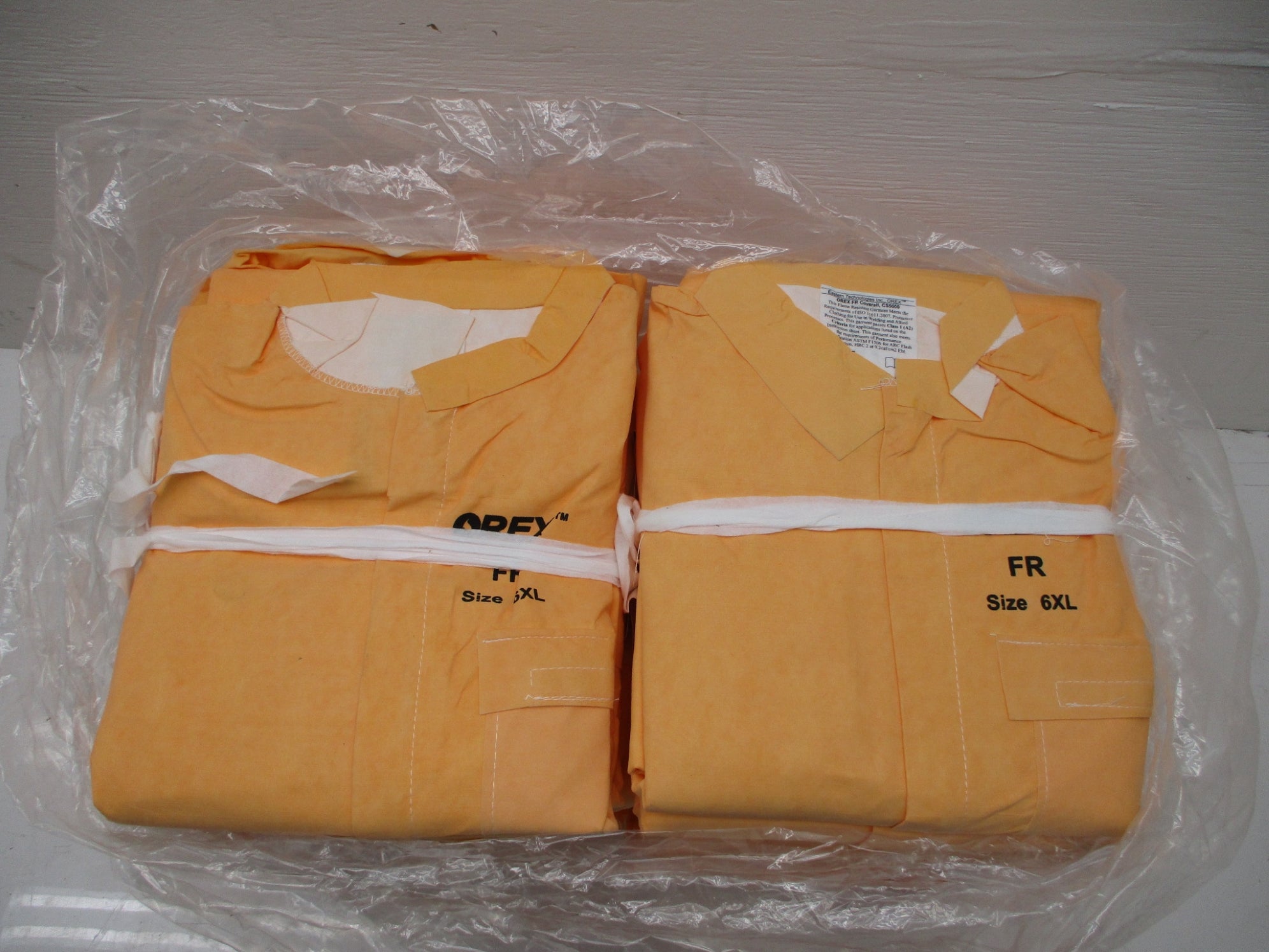 ETI CS5000-6X 6XL OREX FR COVERALL (PKG OF 20) NSMP