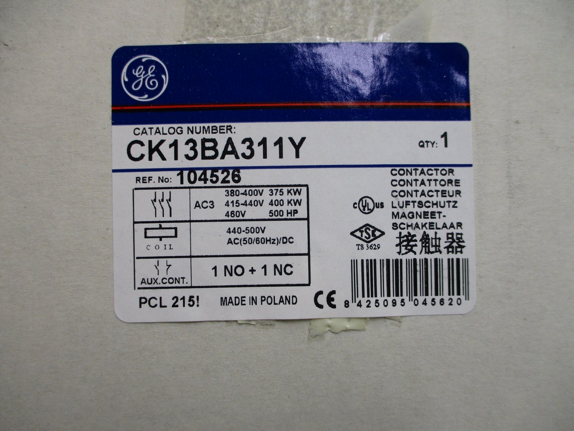 GENERAL ELECTRIC CK13BA311Y NSMP