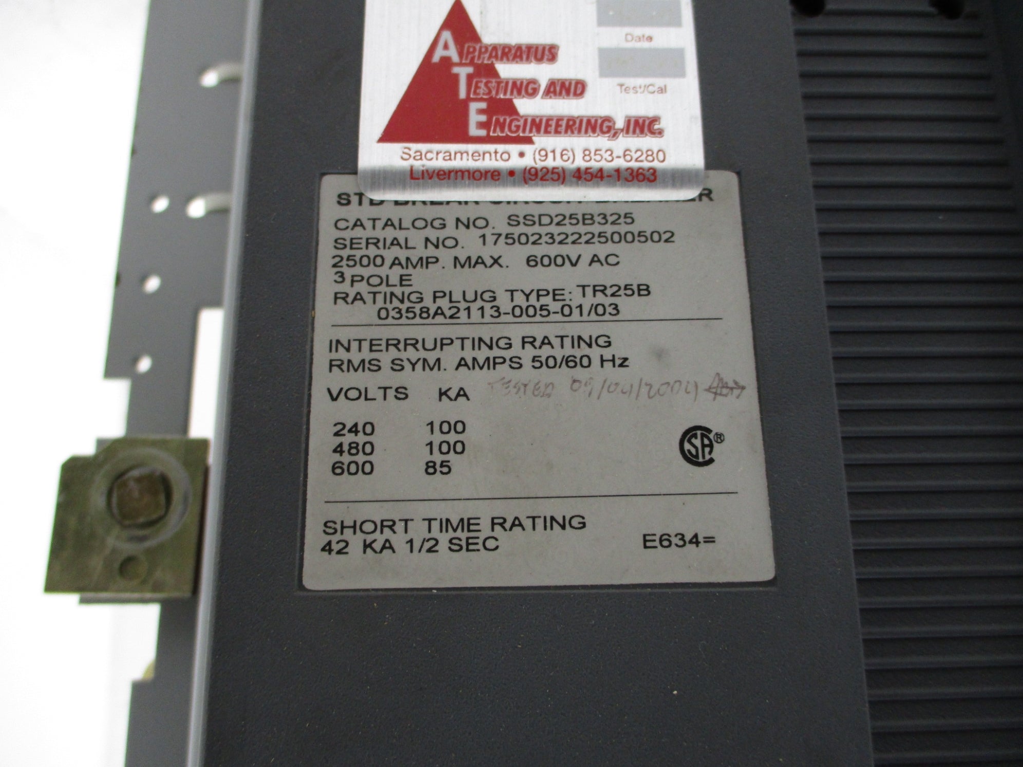 GENERAL ELECTRIC SSD25B325 REMAN