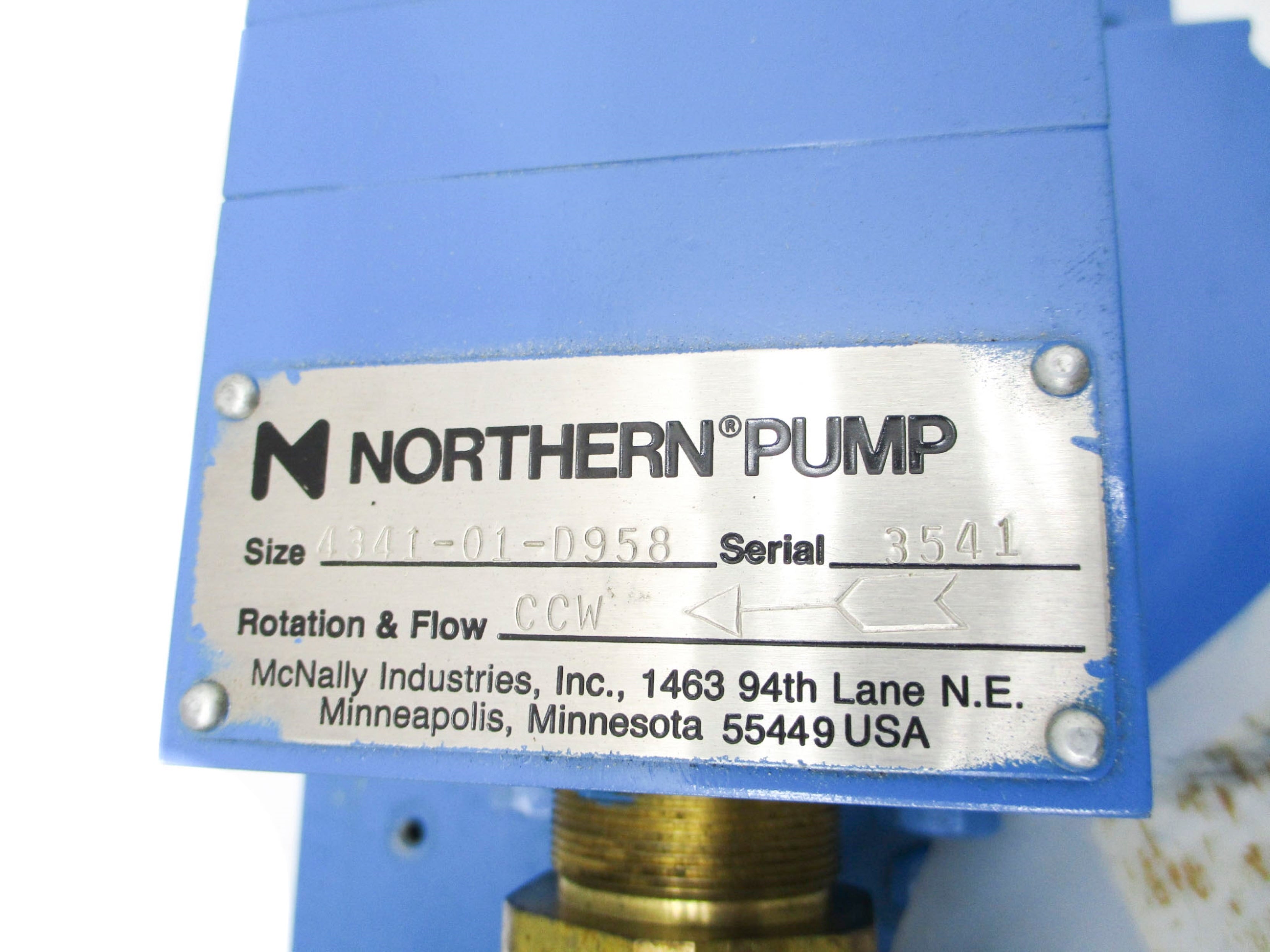 NORTHERN PUMP 4341-01-D958-4371-02-D958 NSNP