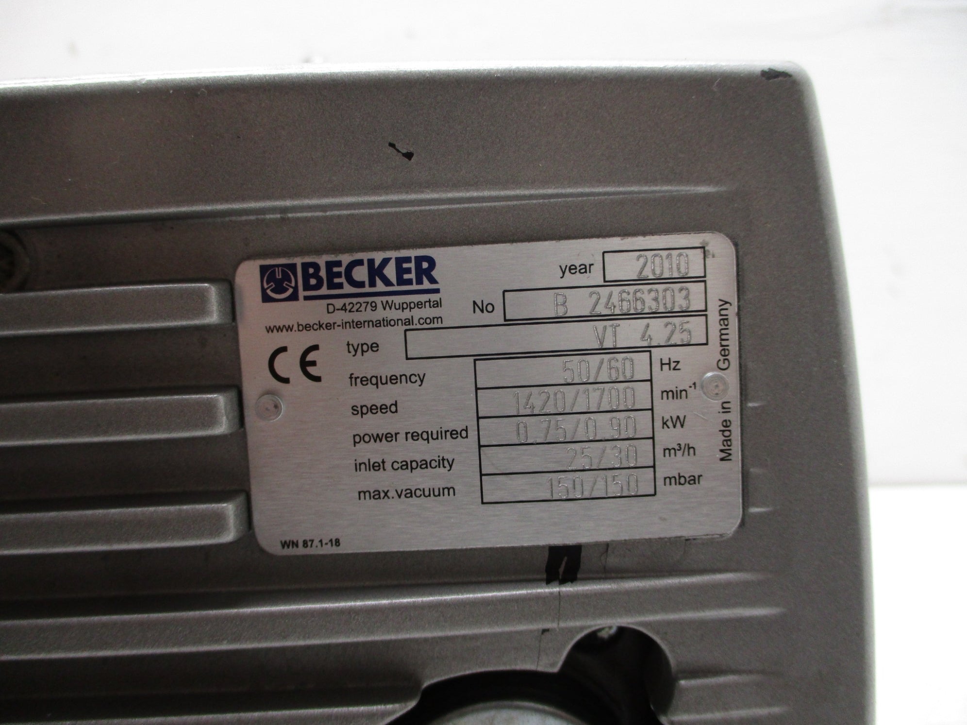 BECKER VT4.25 2010 REMAN