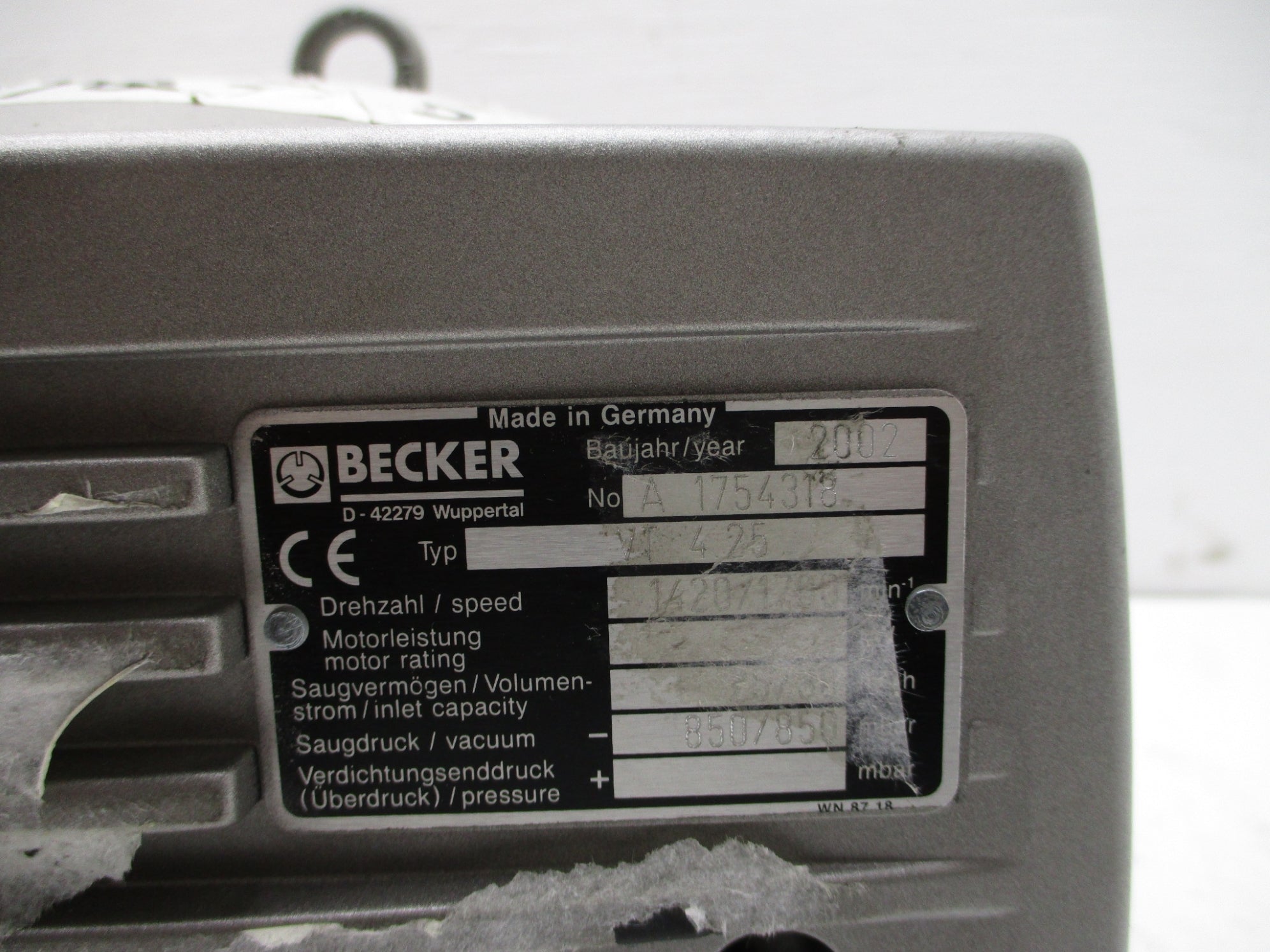 BECKER VT4.25 2002 REMAN