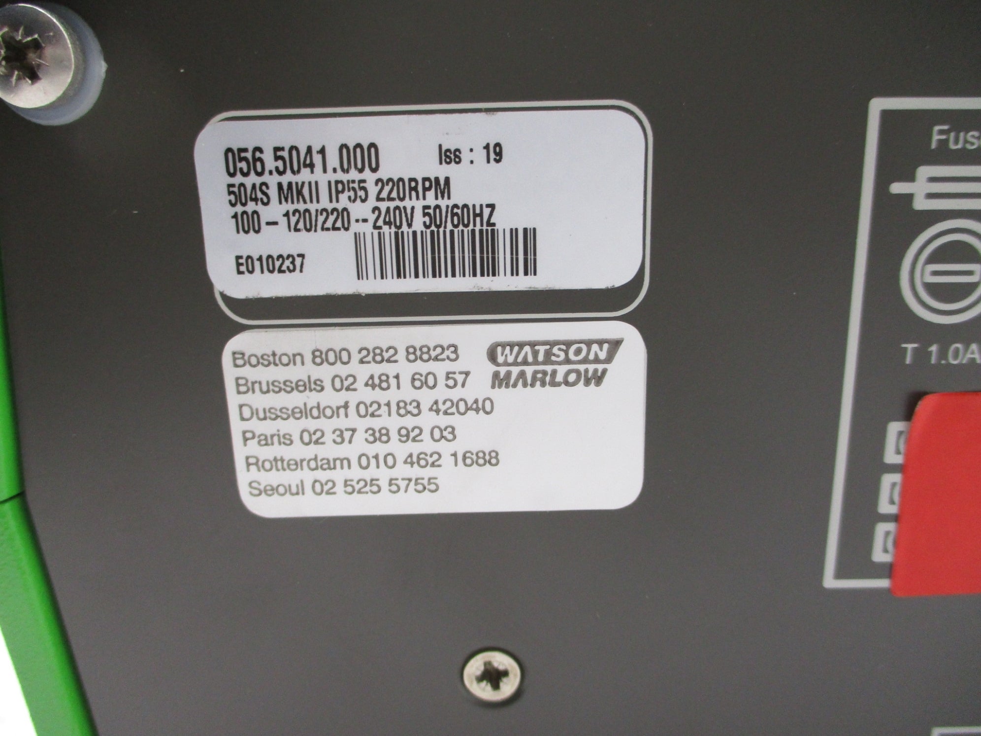 WATSON MARLOW 504S MKII IP55 NSMP