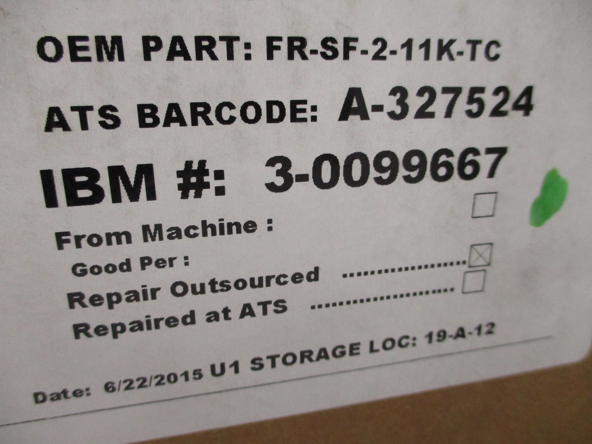 MITSUBISHI FR-SF-2-11K-TC REMAN