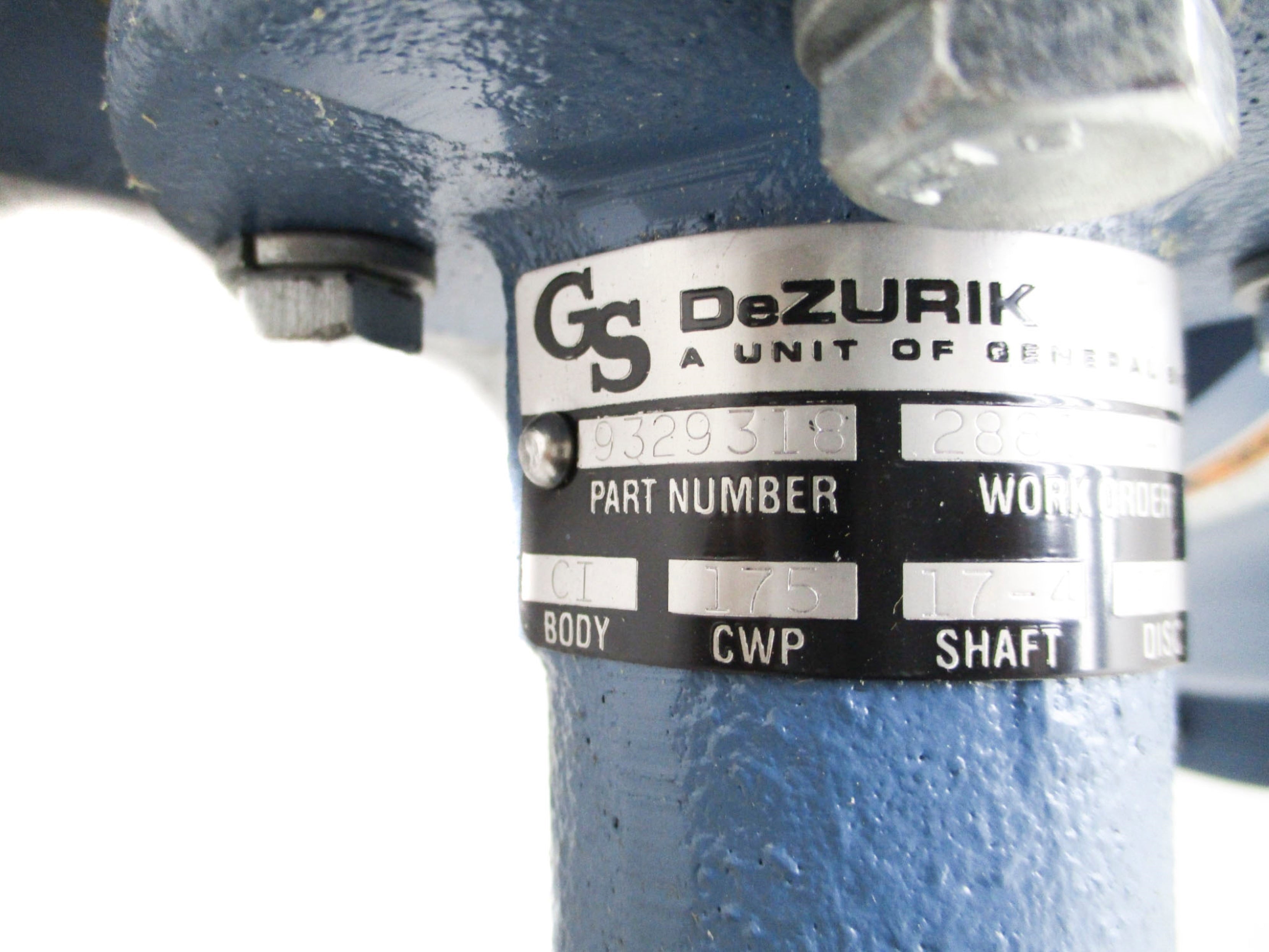 DEZURIK 9329318 SIZE 4 NSMP
