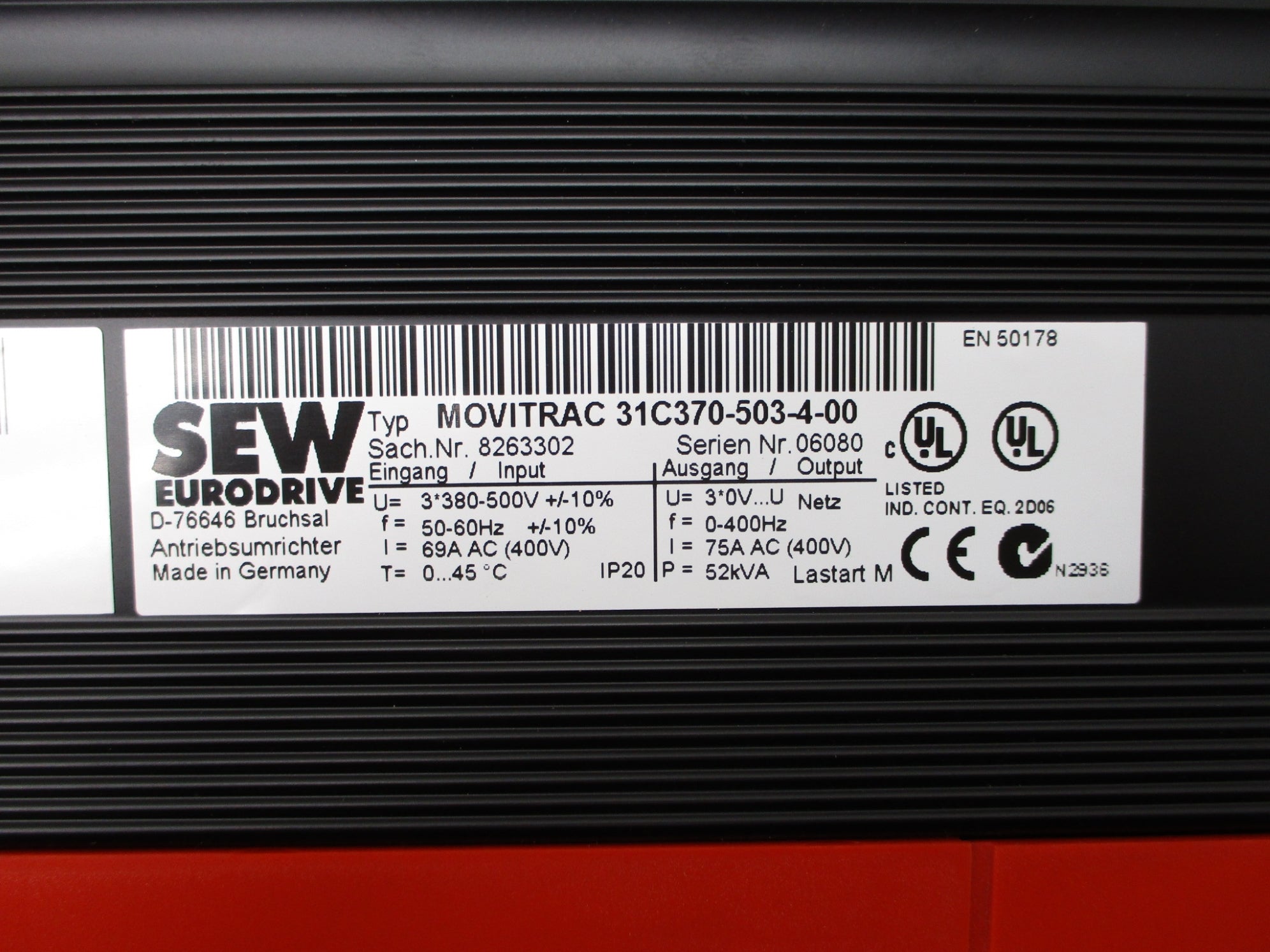SEW 31C370-503-4-00 NSMP