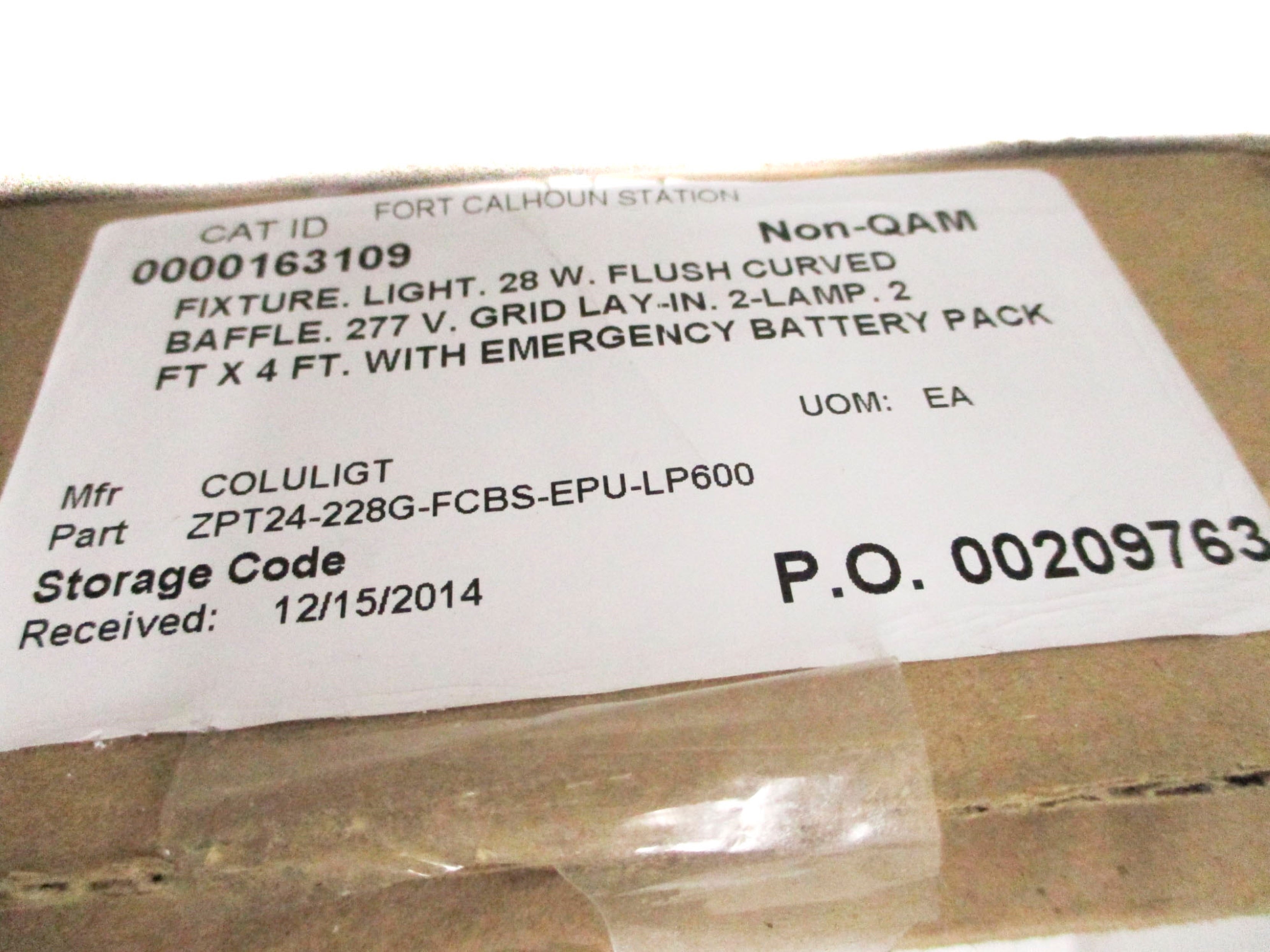 COLUMBIA LIGHTING ZPT24-228G-FCBS-EPU-LP600 NSMP