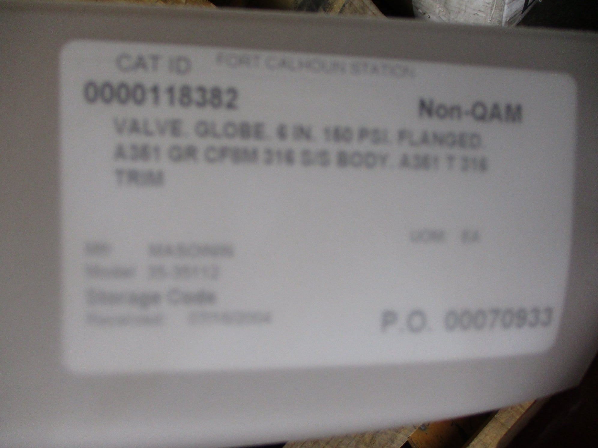 DRESSER MASONEILAN CAMFLEX II 35-35112 6" REMAN