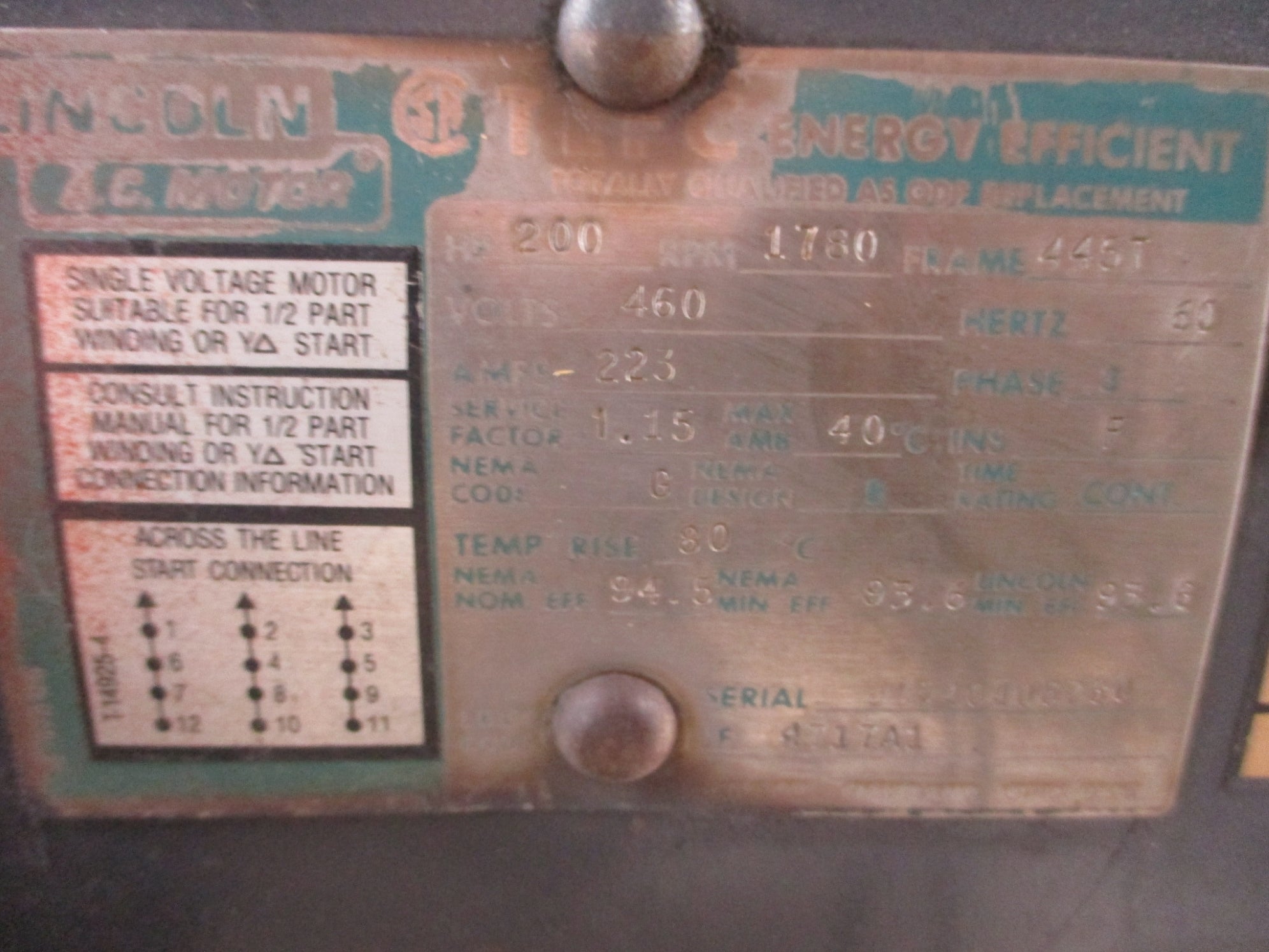 LINCOLN TF4717A1 REMAN