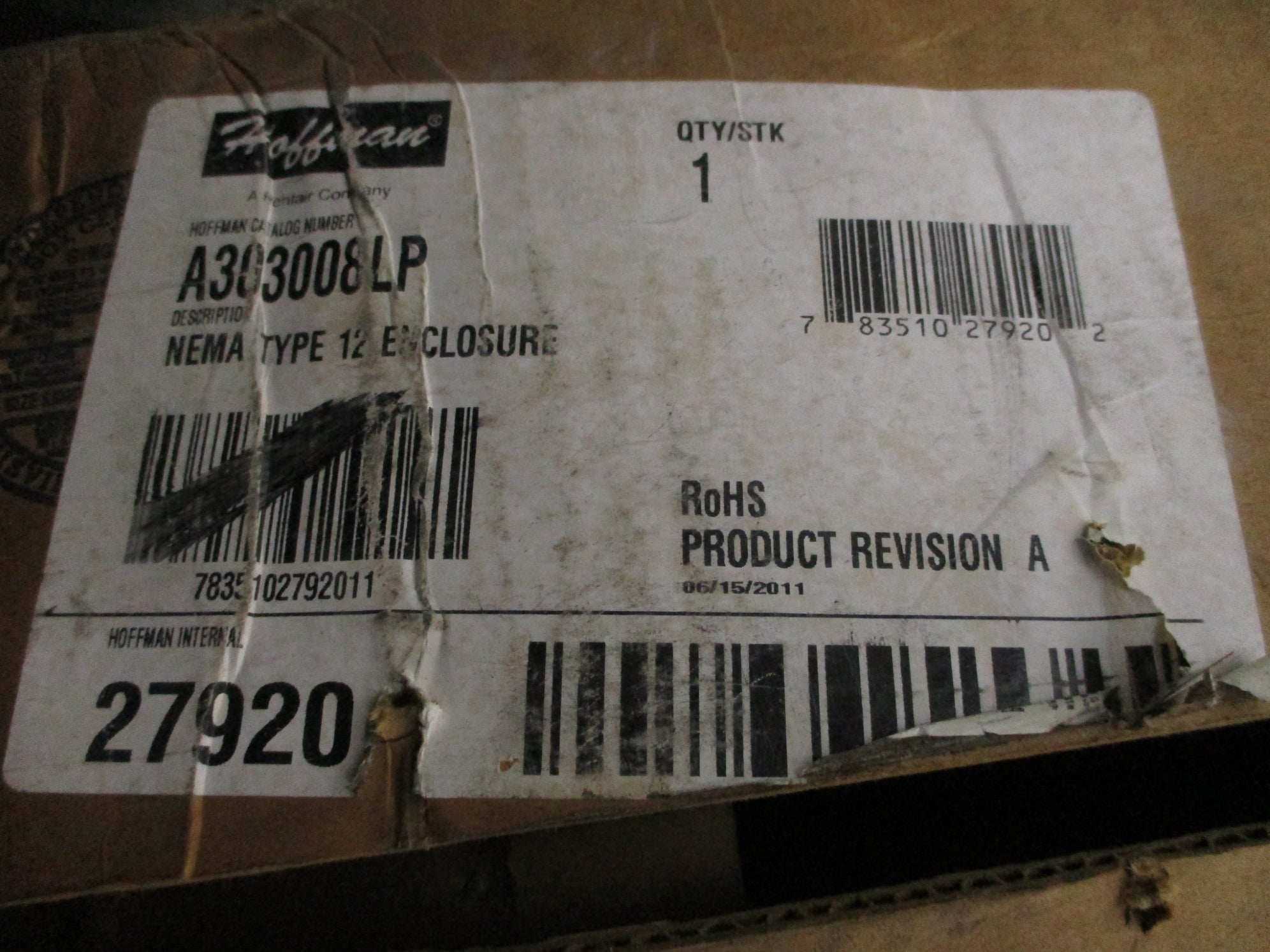 HOFFMAN A303008LP NSMP