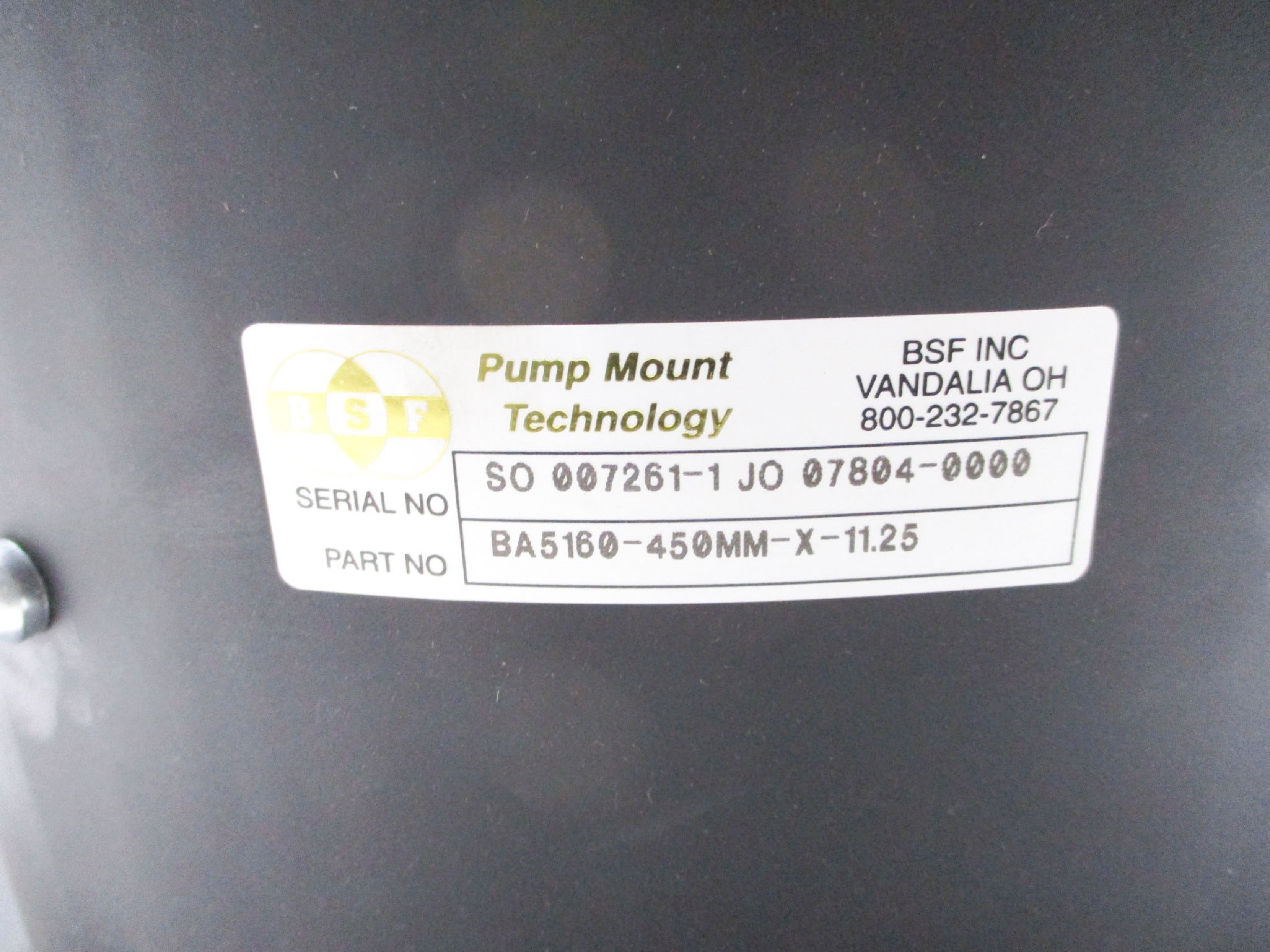 BSF BA5160 450MM-X-11.25 NSNP