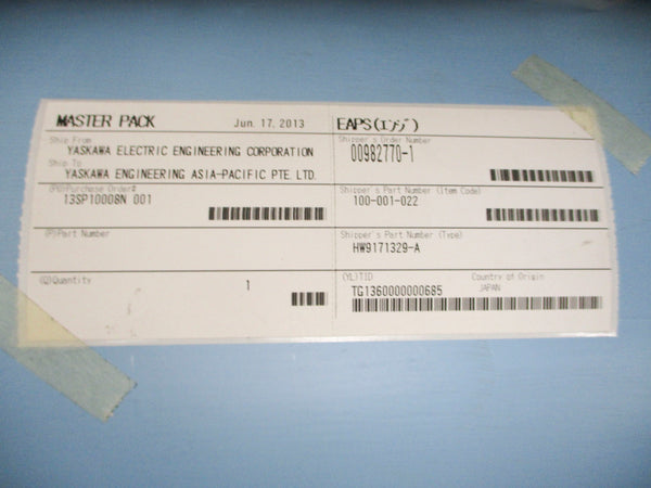 YASKAWA HW9171329-A NSNP