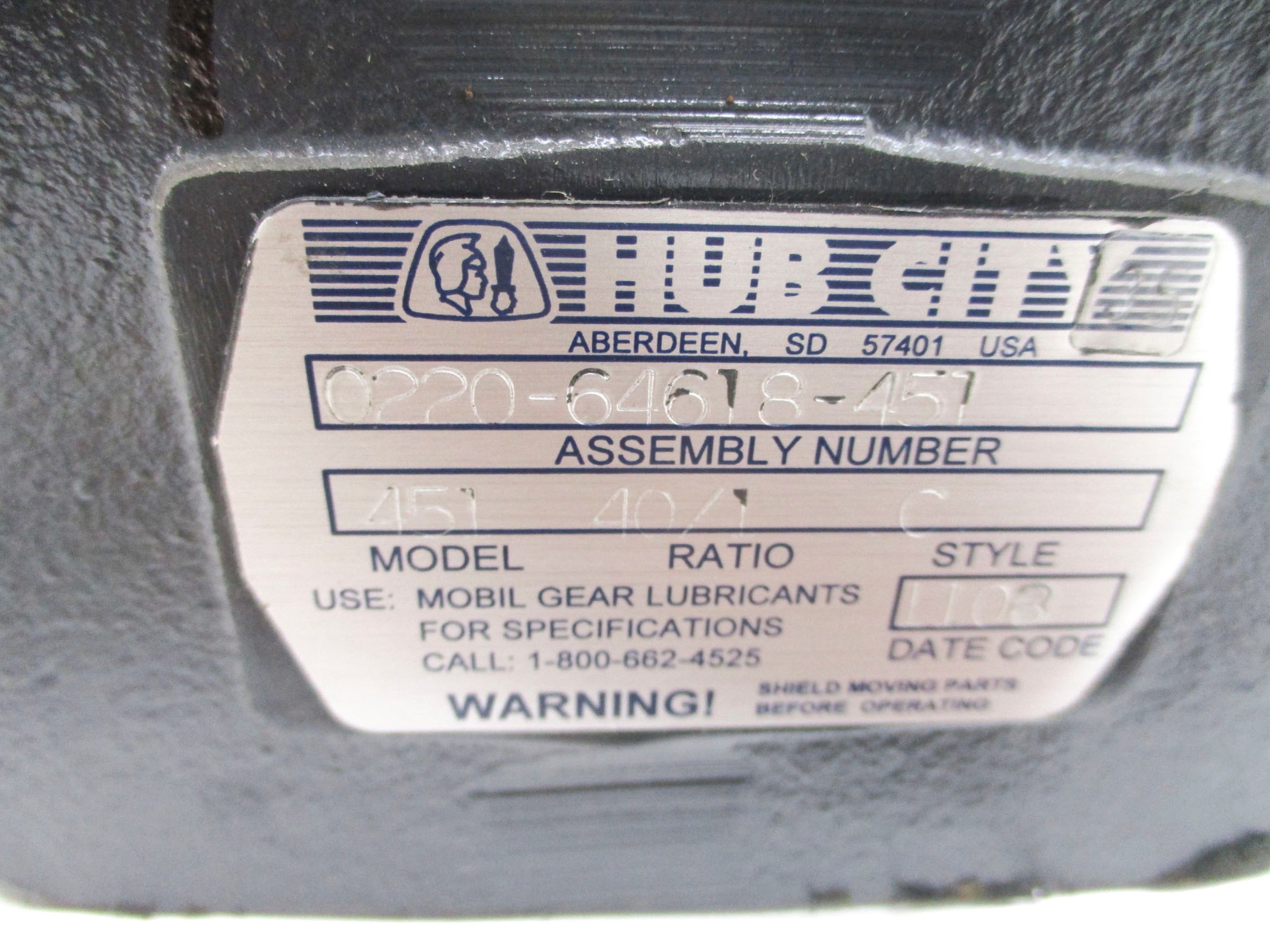 HUB CITY MODEL 451 STYLE C 0220-64618-451 NSNP