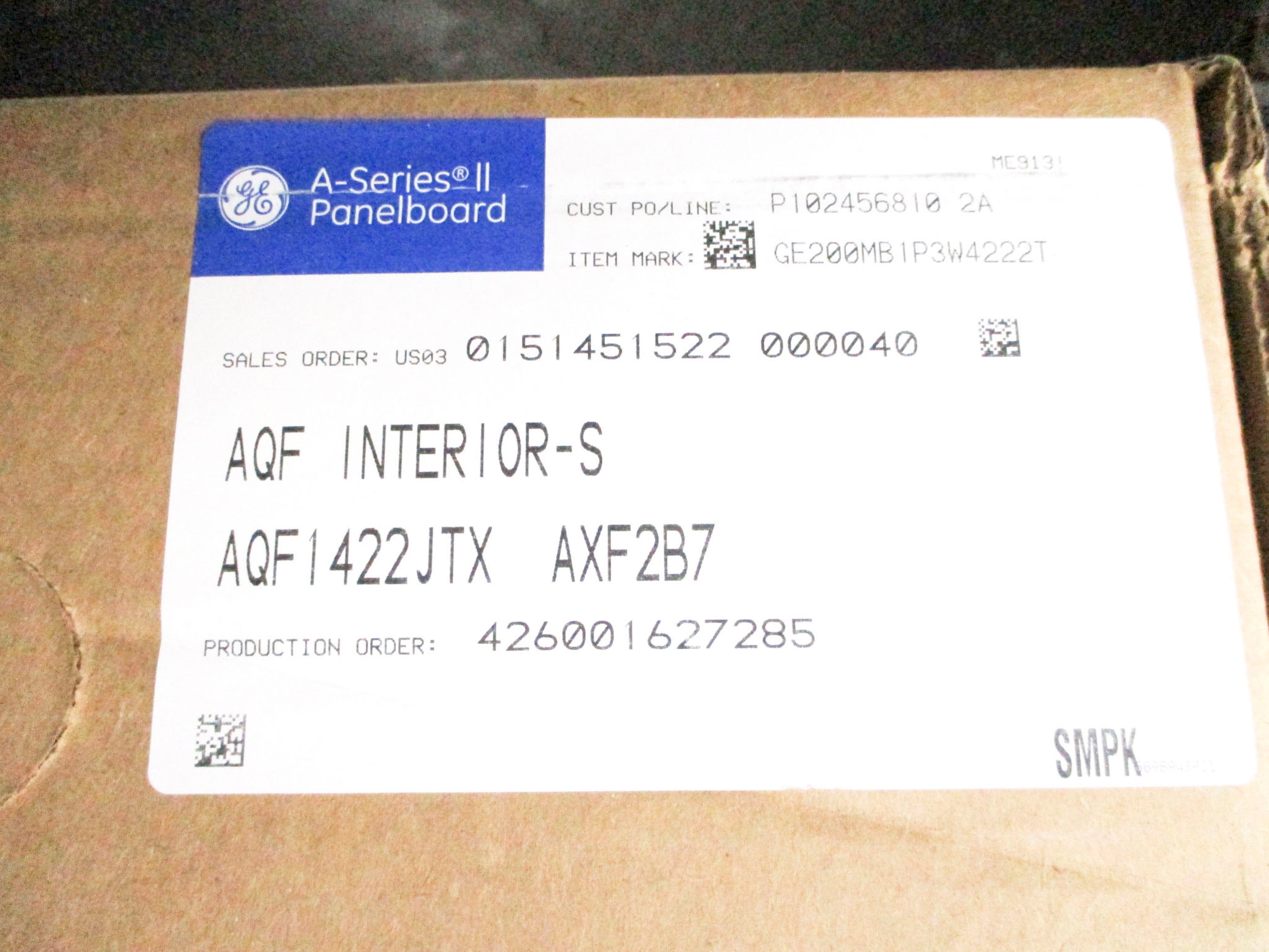 GENERAL ELECTRIC GE200MB1P3W4222T NSMP