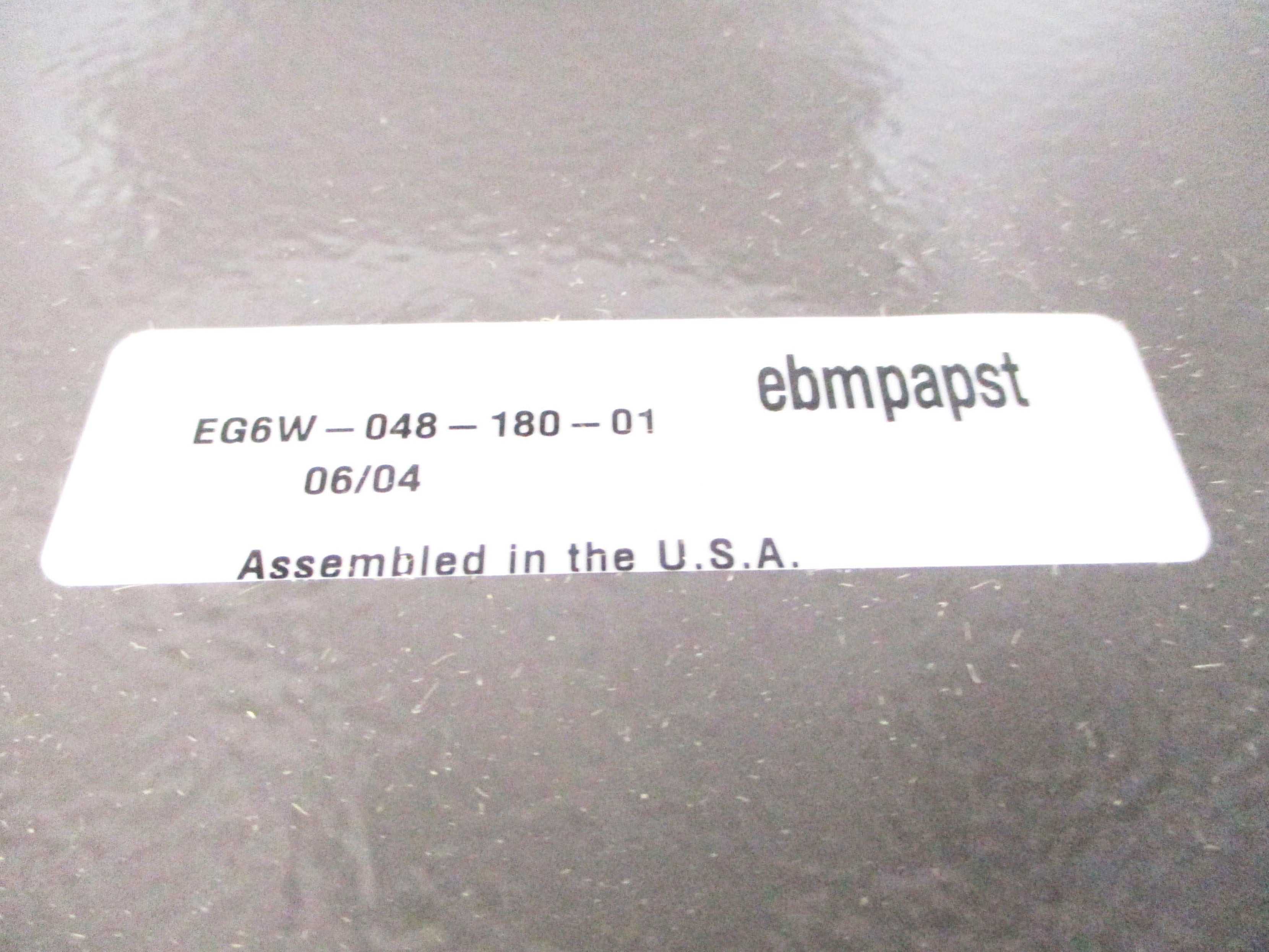 FAN EG6W-048-180-01 1739226GCG02 NSMP