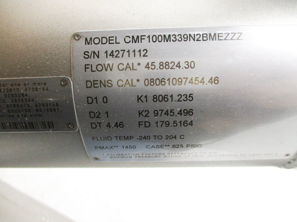 MICRO MOTION CMF100M339N2BMEZZZ NSMP