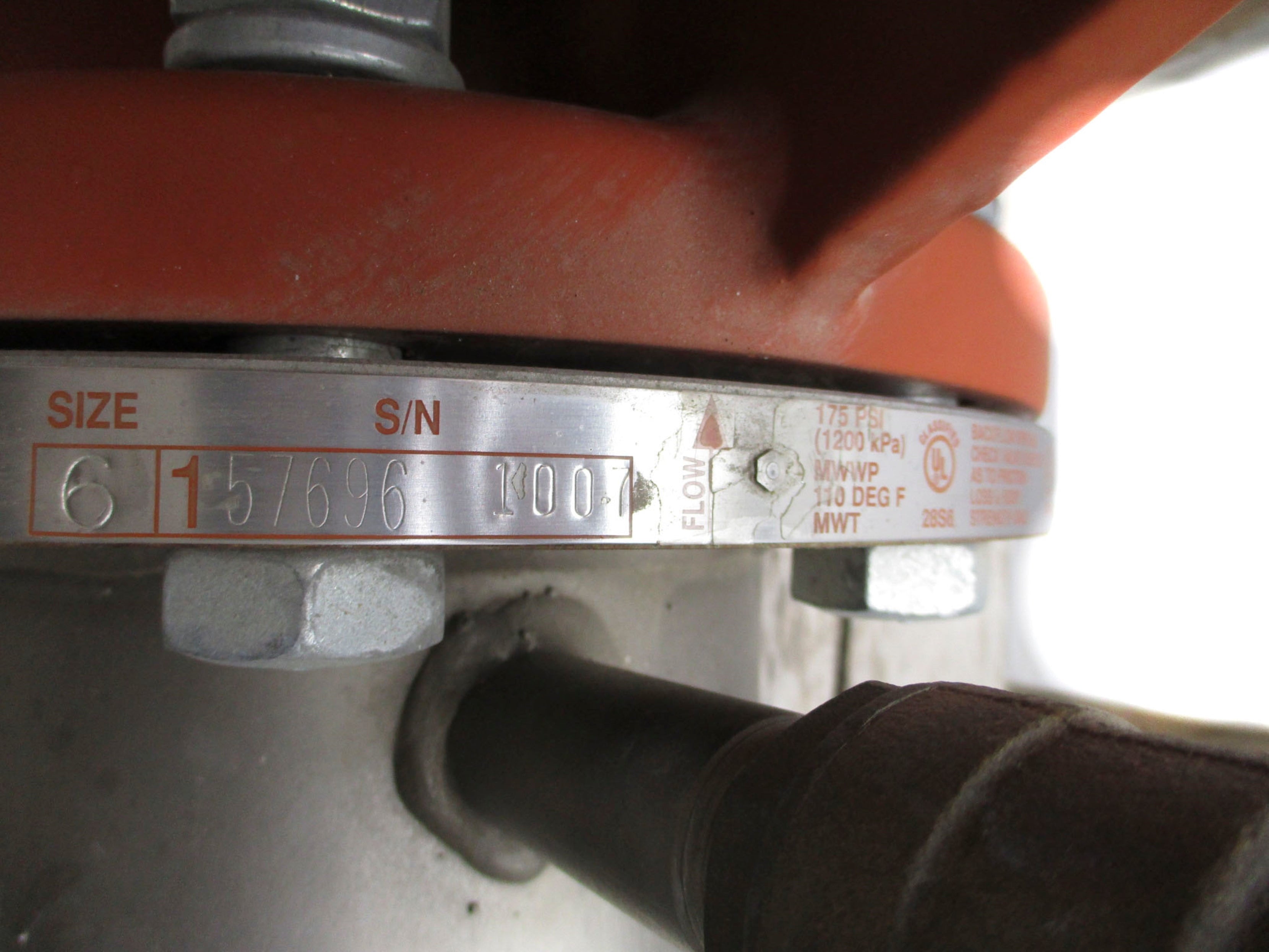 AMES FIRE AND WATER WORKS 2000SS-OSY 0690500 6" 175PSI NSMP