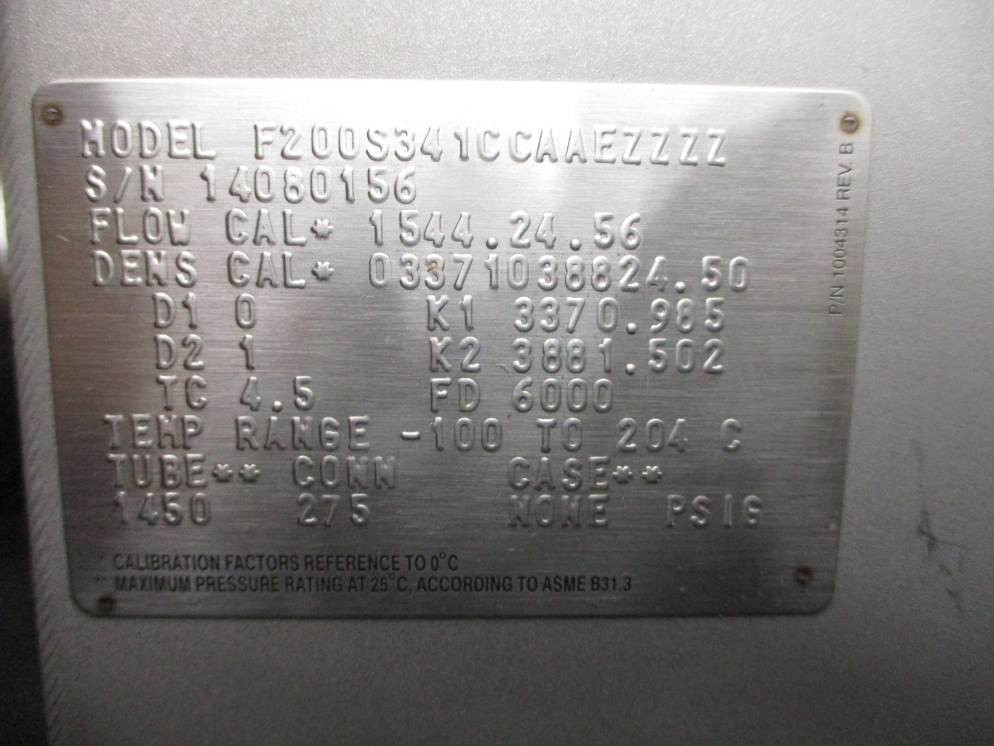 MICROMOTION F200S341CCAAEZZZZ NSMP