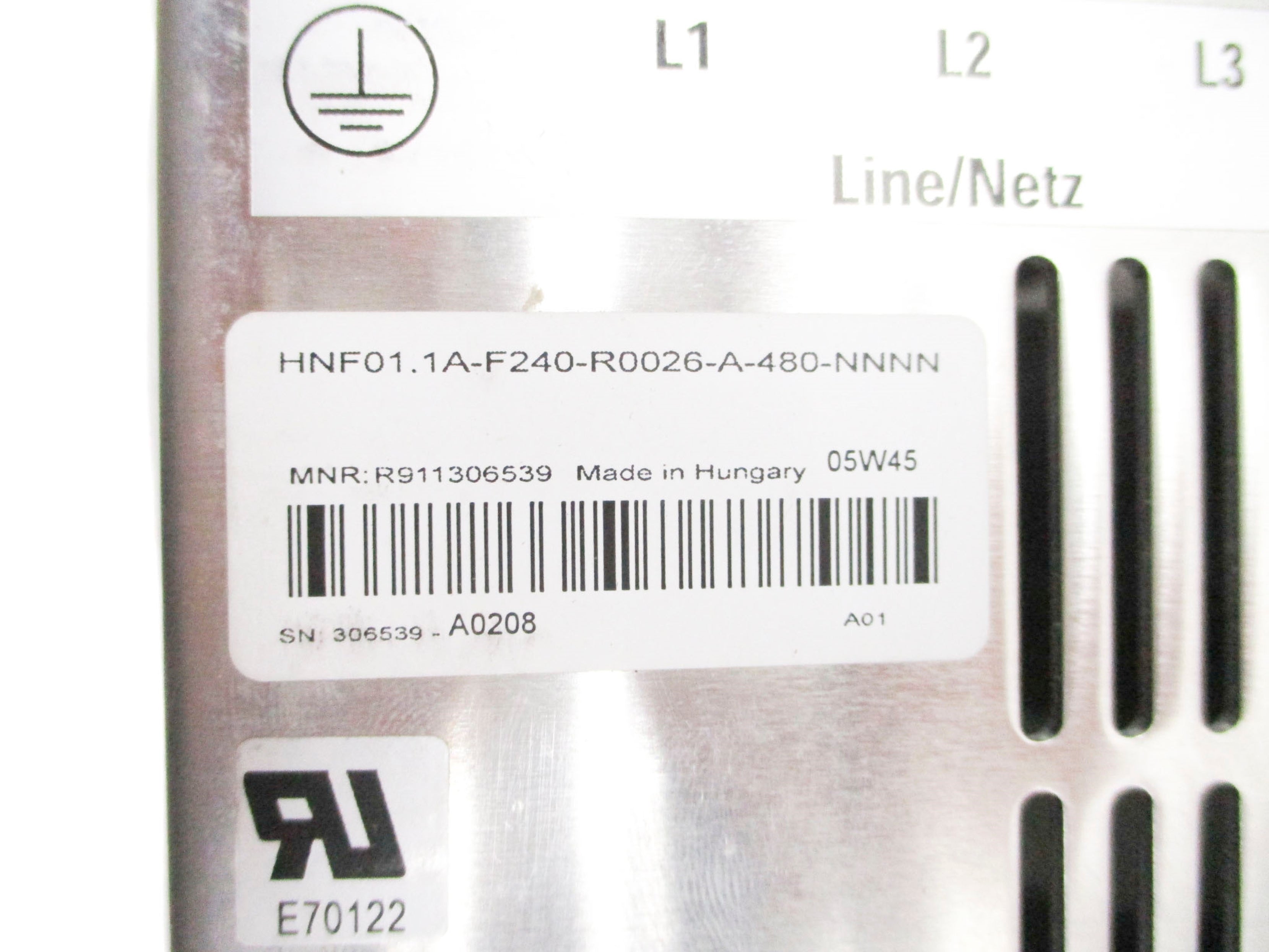 REXROTH HNF01.1A-F240-R0026-A-480-NNNN R911306539 400-480VAC 26A NSMP