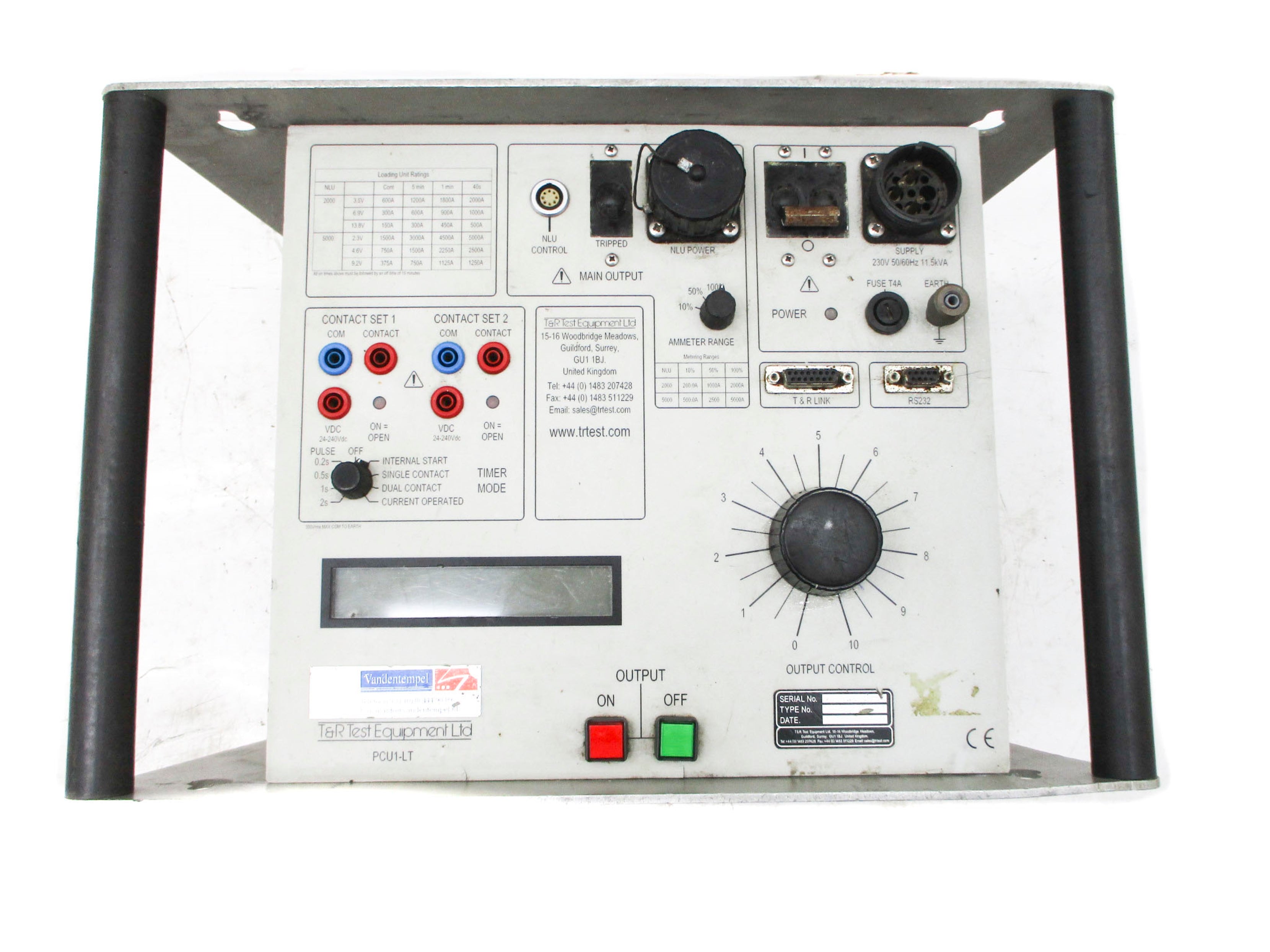 T&R TEST EQUIPMENT PCU1-LT NLU5000 UNMP