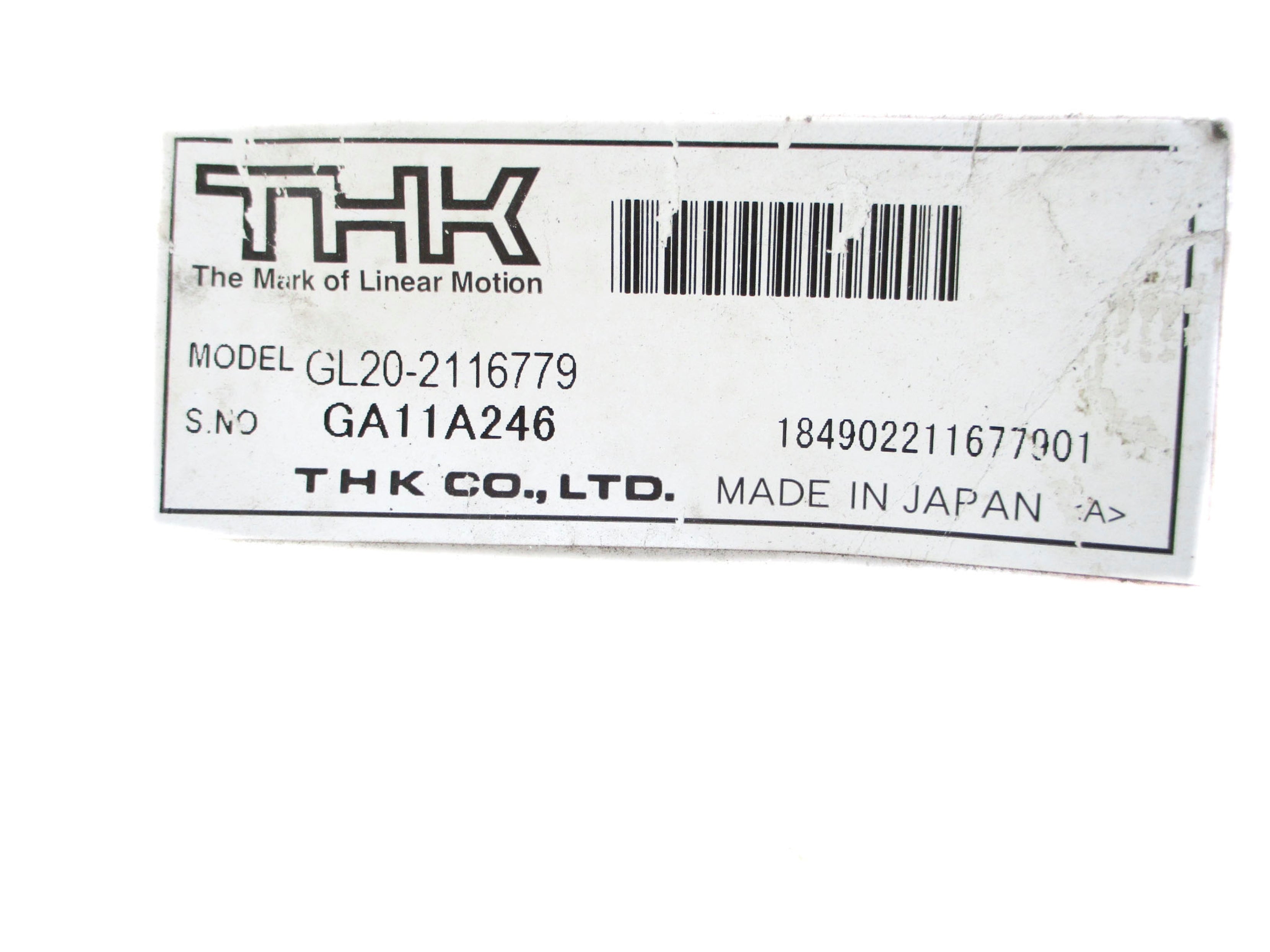THK GL20-2116779 NSNP