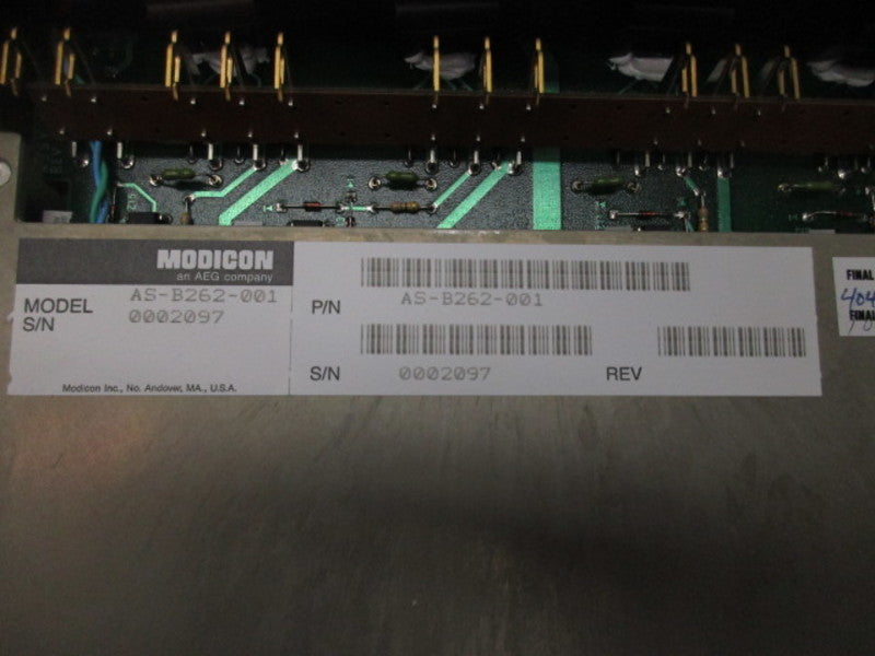 MODICON AS-B262-001 4 CHANNEL ANALOG OUTPUT MODULE  NSMP