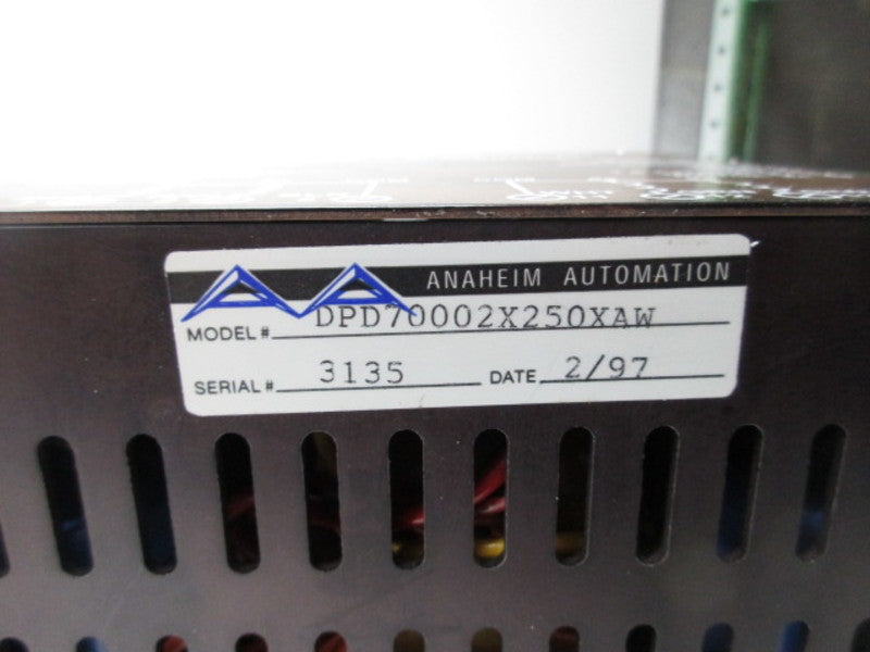 ANAHEIM AUTOMATION DPD70002X250XAW MOTOR DRIVE  UNMP