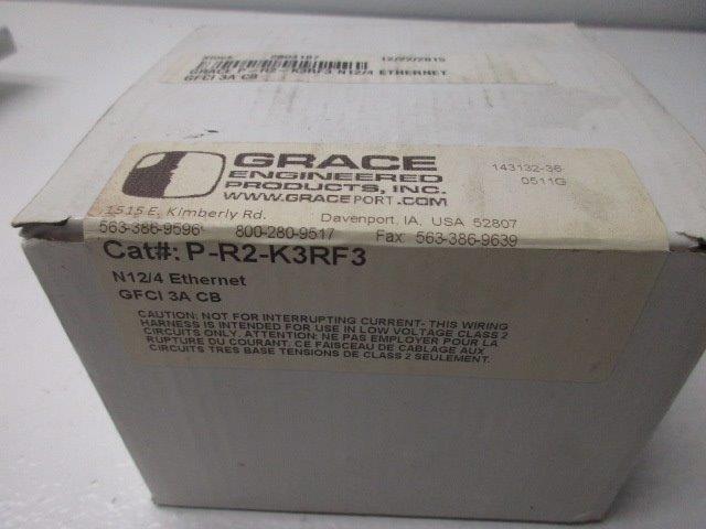 GRACE P-R2-K3RF3 N12/4 * FACTORY SEALED *