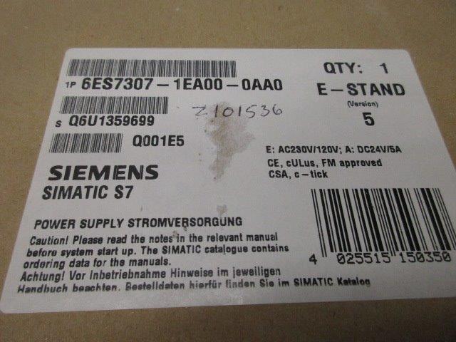 SIEMENS 6ES7307-1EA00-0AA0 * FACTORY SEALED *