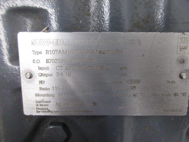 SEW R107AM160DV160M4BM15HR UNMP