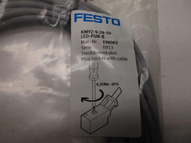 FESTO KMYZ-9-24-10-LED-PUR-B * NEW FACTORY PACKAGE *