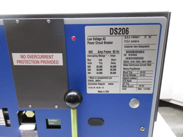 CUTLER HAMMER DS206 NSNP