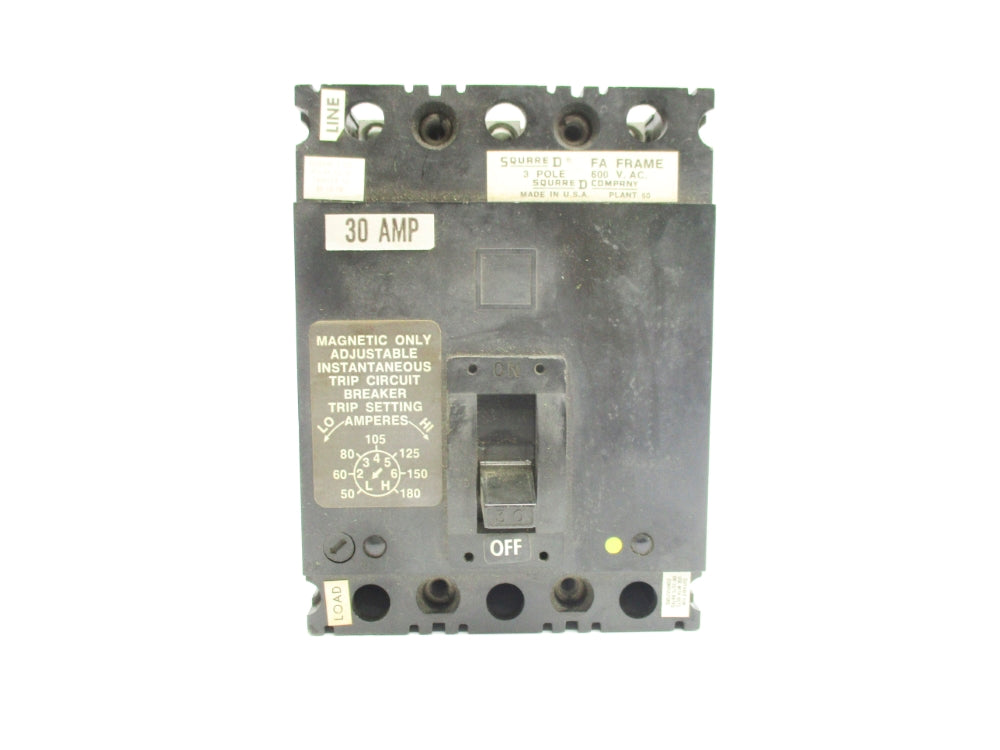 SQUARE D FAL3603013M 600VAC 30A NSNP