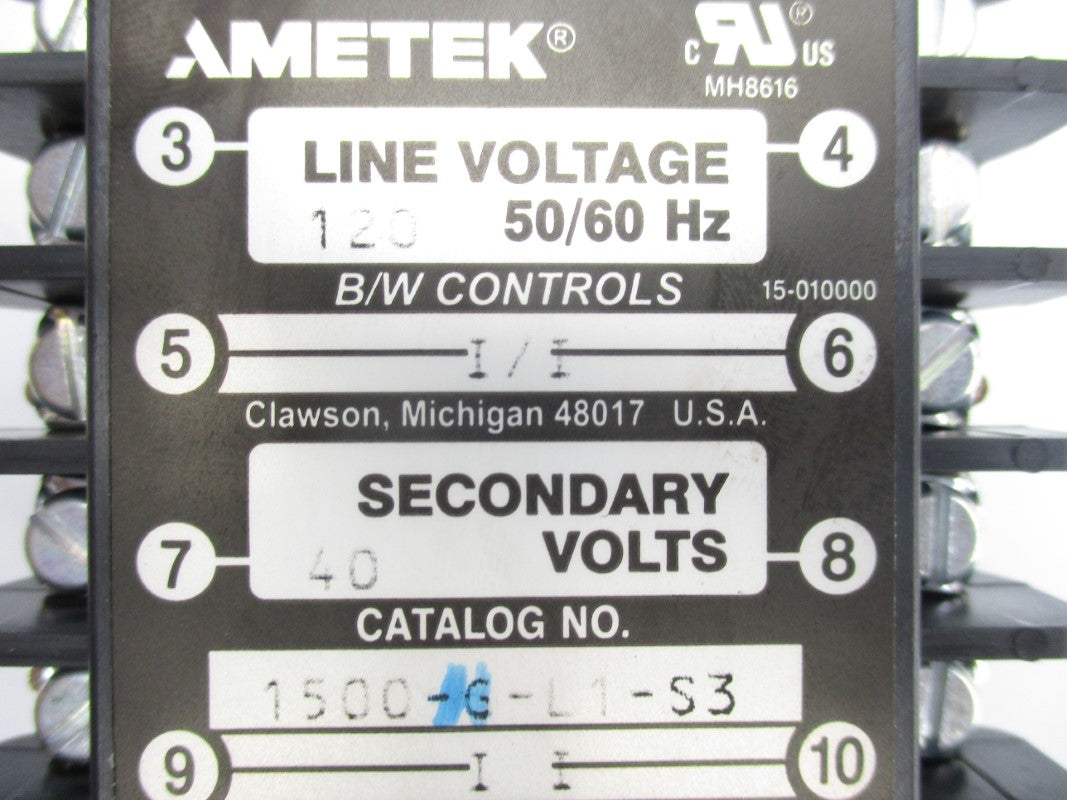 AMETEK 1500-G-L1-S3 120V NSNP