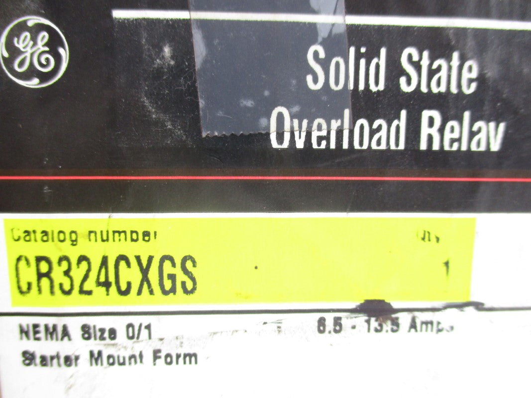 GENERAL ELECTRIC CR324CXGS 600VAC 6.5-13.5A NSMP