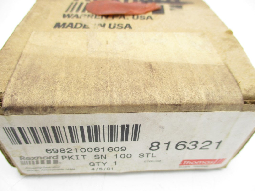 REXNORD 816321 PKITSN100STL NSFS