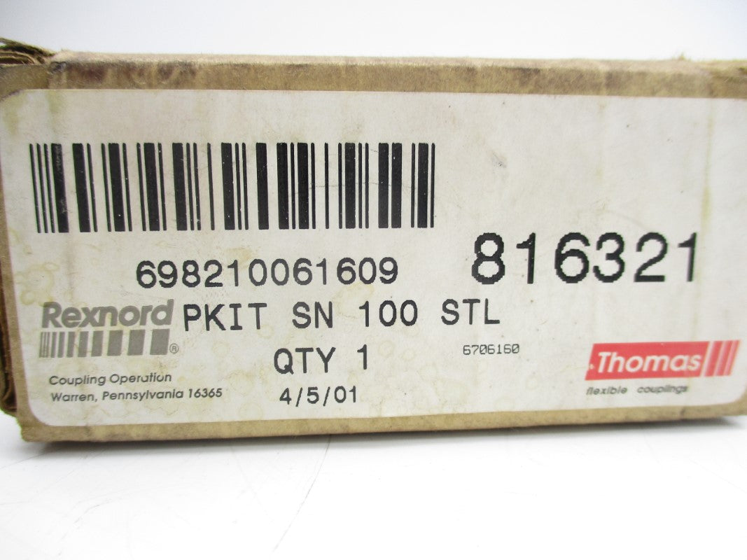 REXNORD 816321 PKITSN100STL NSFS