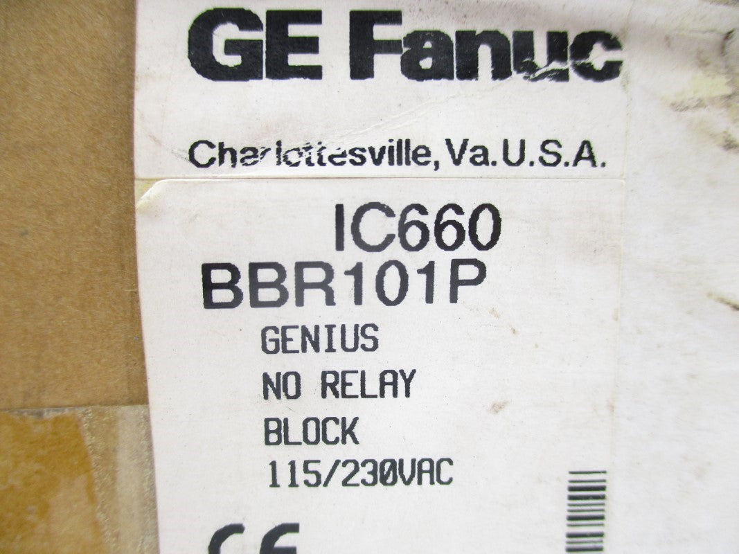 GE FANUC IC660BBR101P 115/230VAC NSFS