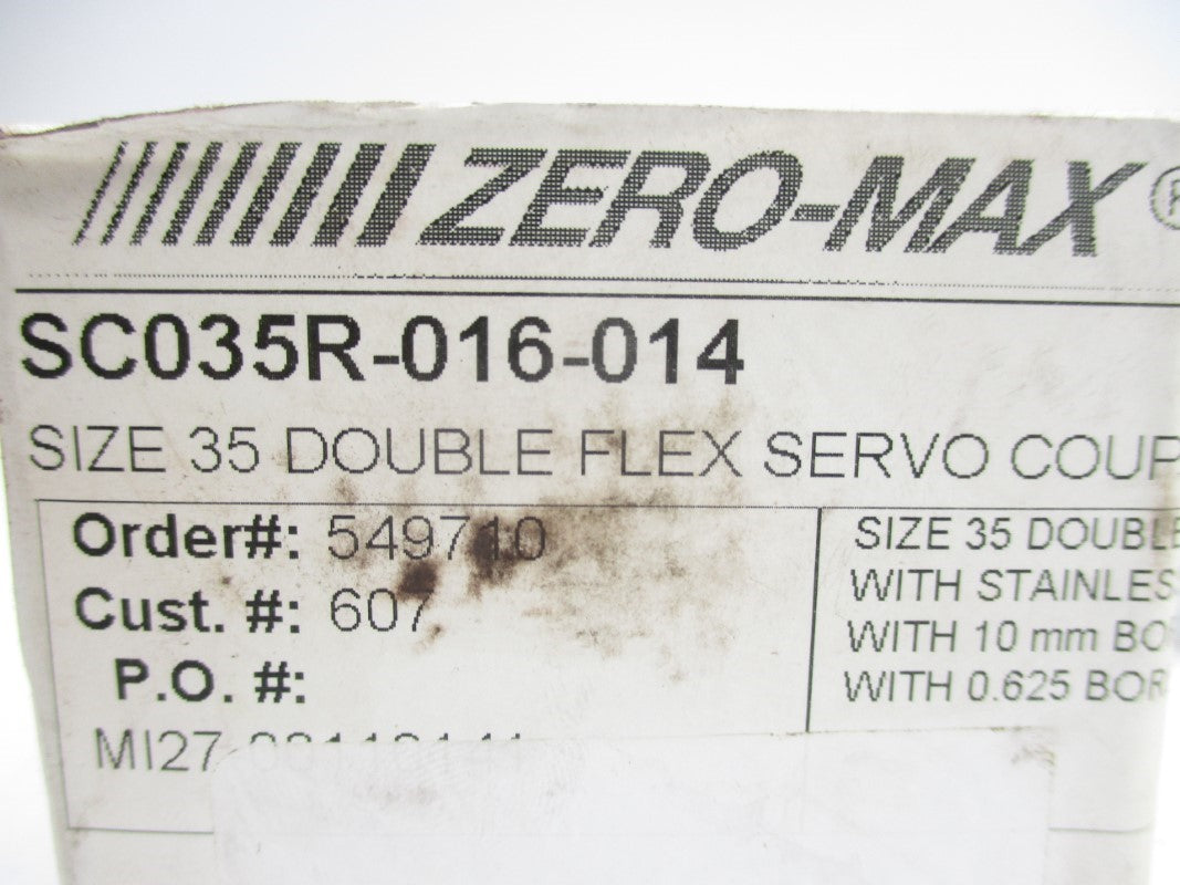 ZERO-MAX SC035R-016-014 NSMP