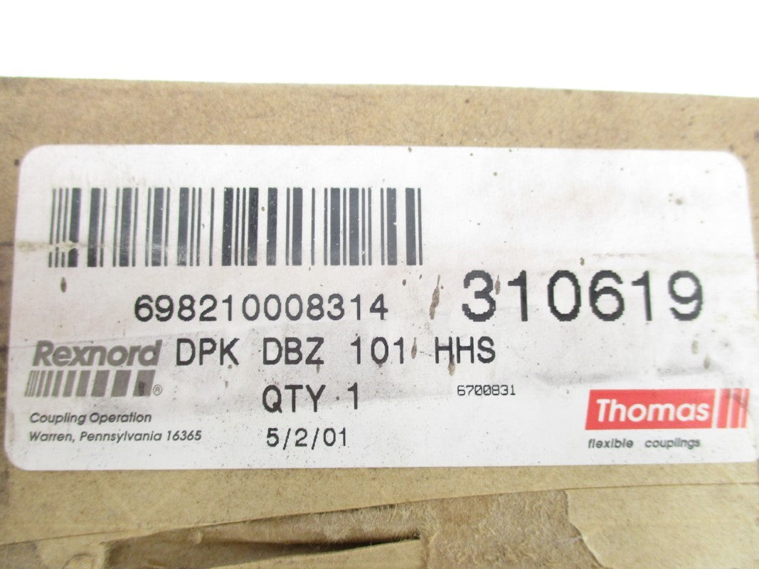 REXNORD 310619 DPKDBZ101HHS NSMP