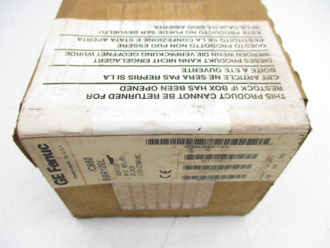 GE FANUC IC660BBR100L 115/230VAC NSFS