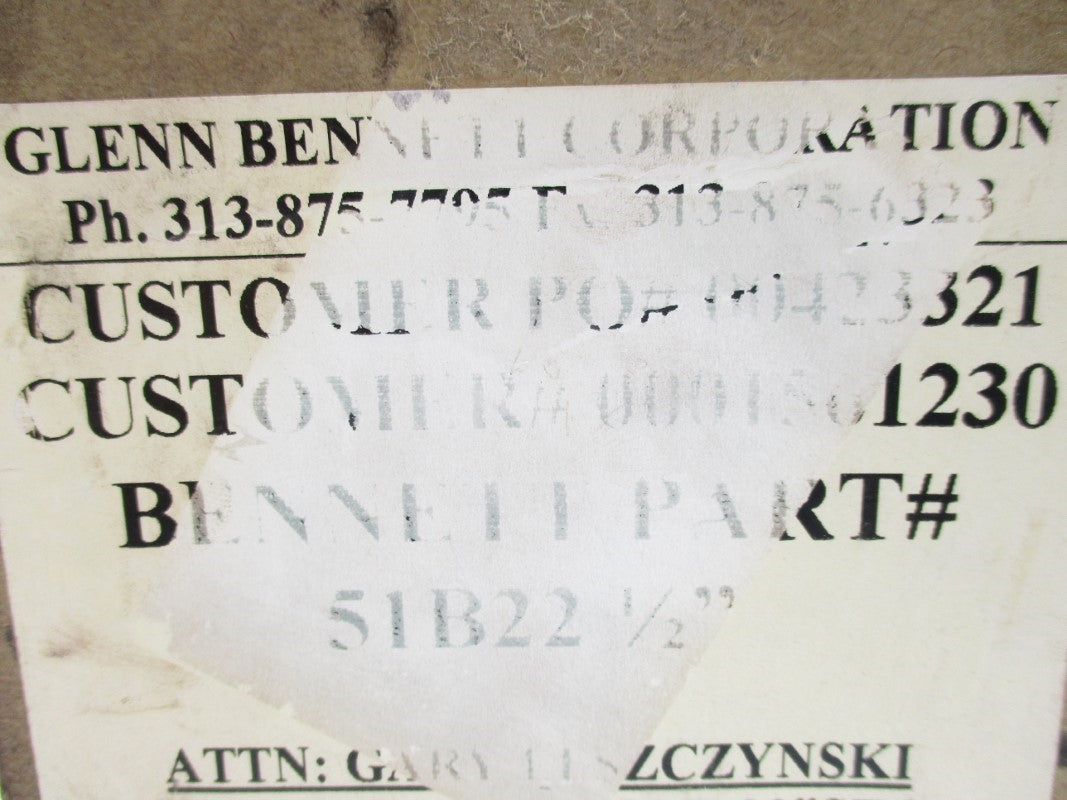 GLENN BENNETT 51B22-1/2 NSFS