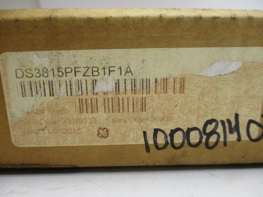 GENERAL ELECTRIC DS3815PFZB1F1A NSMP