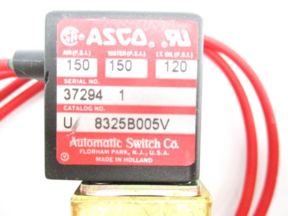 ASCO U8325B005V 150PSI NSNP