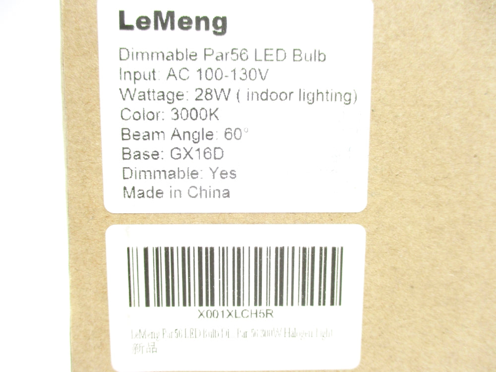 LEMENG PAR56 GX16D NSMP
