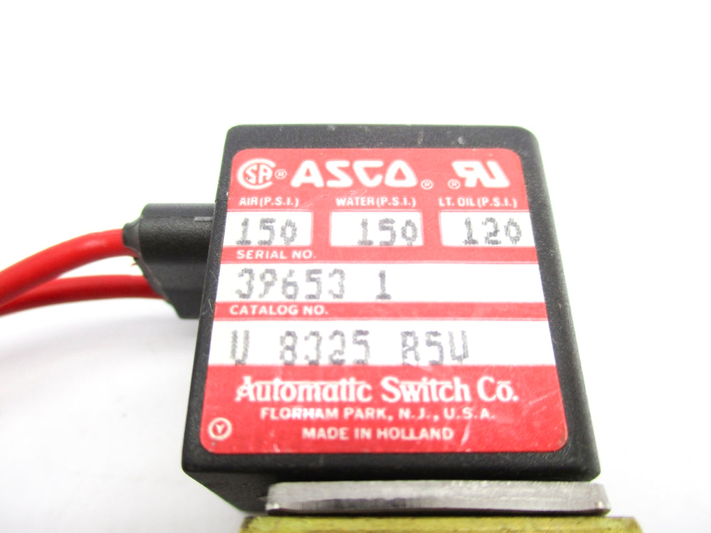 ASCO U8325B5V 150PSI UNMP