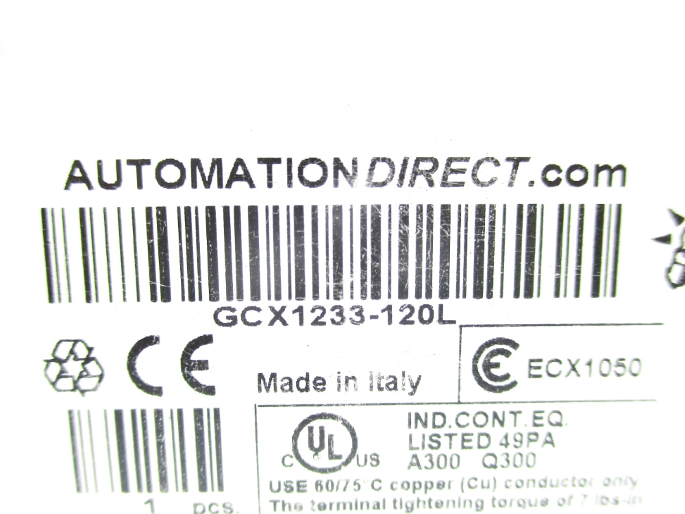 AUTOMATION DIRECT GCX1233-120L NSMP