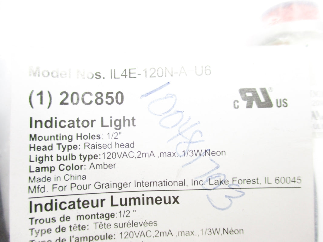 GRAINGER 20C850 NSMP