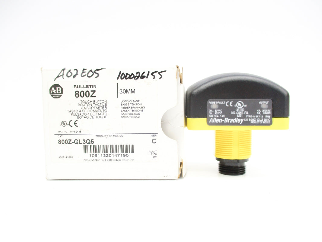 ALLEN BRADLEY 800Z-GL3Q5 SER. C (WH) NSMP